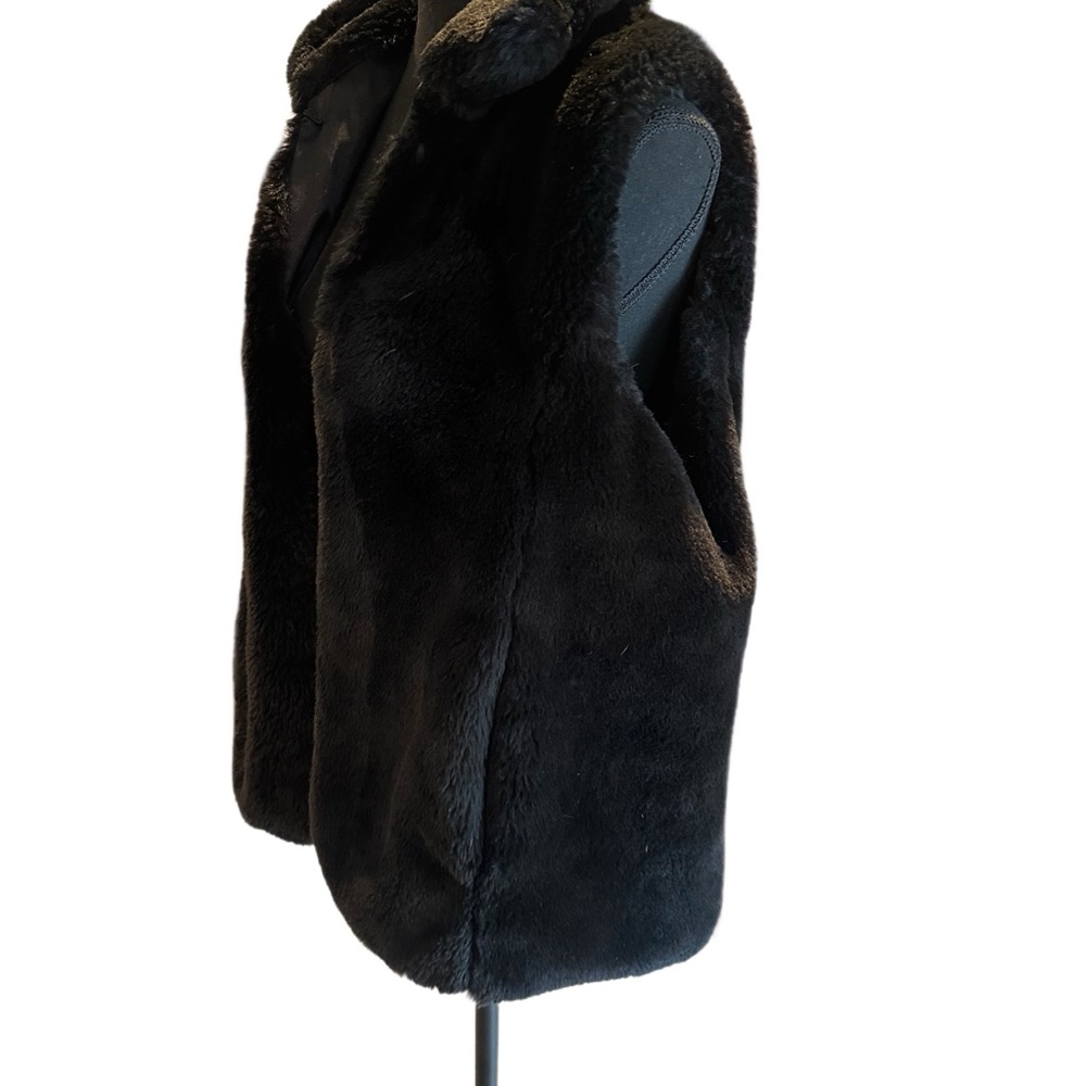 Marc New York Black Plush Vest